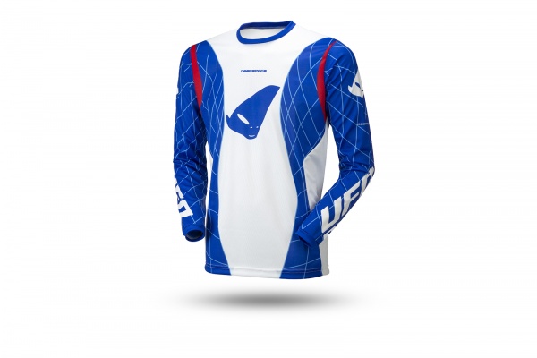 Motocross Deepspace jersey white and blu - Jersey - MG04481-C - UFO Plast