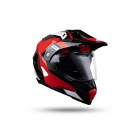 Motocross enduro helmet Aries black and red - PROTECTION - HE163 - UFO Plast