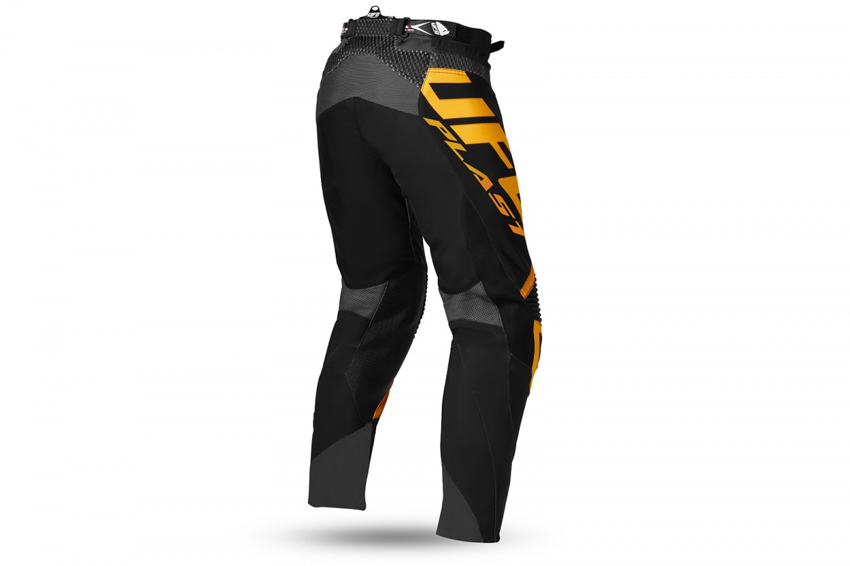 Motocross Takeda pants black and yellow - ADULT - PI04503-D - UFO Plast