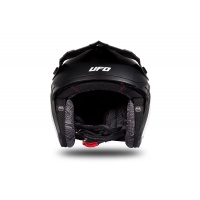 Casco JET UFO SHERATAN Negro-Gris- Mx119 Factory Racing