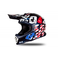 Motocross helmet for kids Numbers blue glossy - Helmets - HE193 - UFO Plast