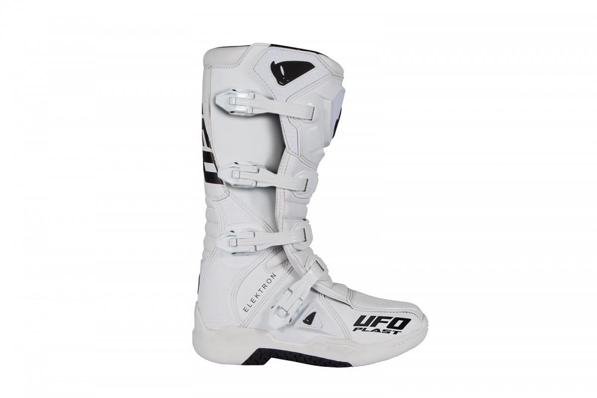 Motocross Elektron boots white - Boots - BO010-W - UFO Plast