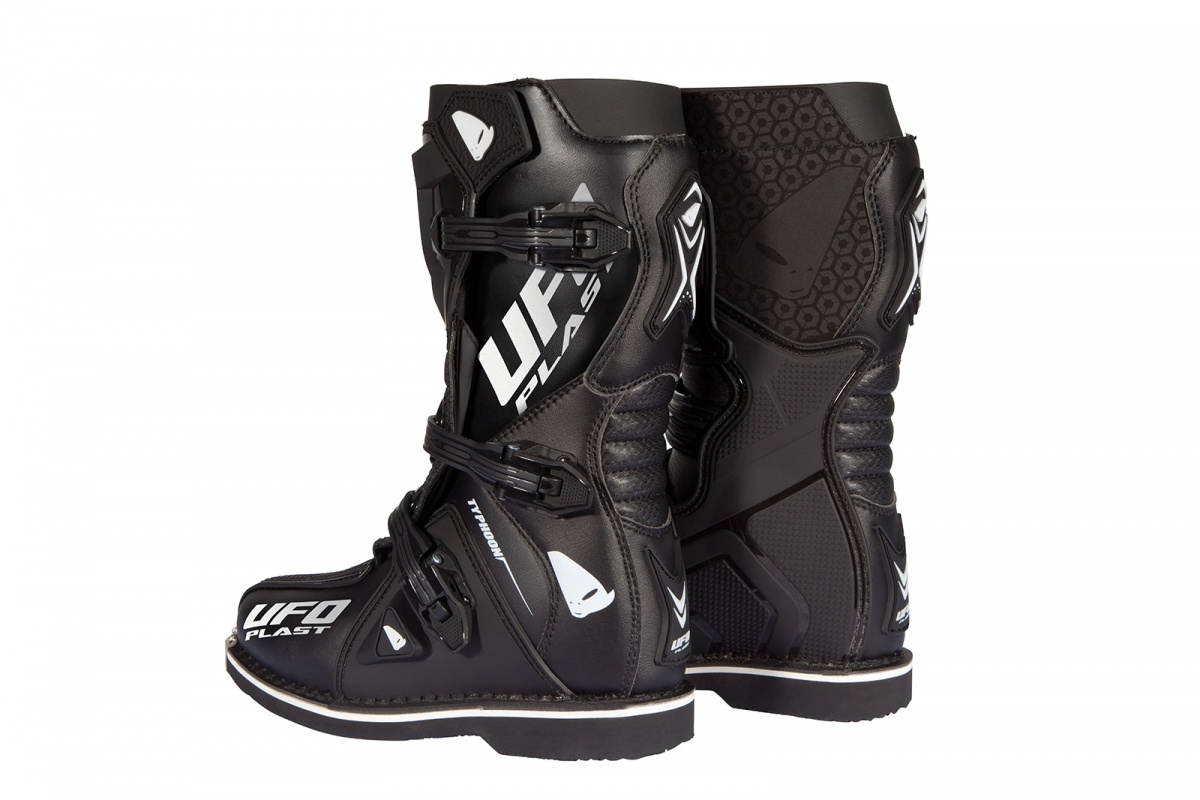 Motocross Typhoon boots for kids black - Boots - BO011-K - UFO Plast