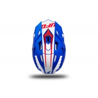 Motocross helmet Echus blue, white and red glossy - Home - HE168 - UFO Plast