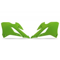 Radiators covers - OEM green - Kawasaki - REPLICA PLASTICS - KA04758-026 - UFO Plast