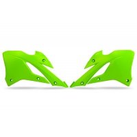 Radiator Covers neon green for Kawasaki KX 85 (2022-25) - KX 112 (2022-25) - REPLICA PLASTICS - KA04758-AFLU - Ufo Plast