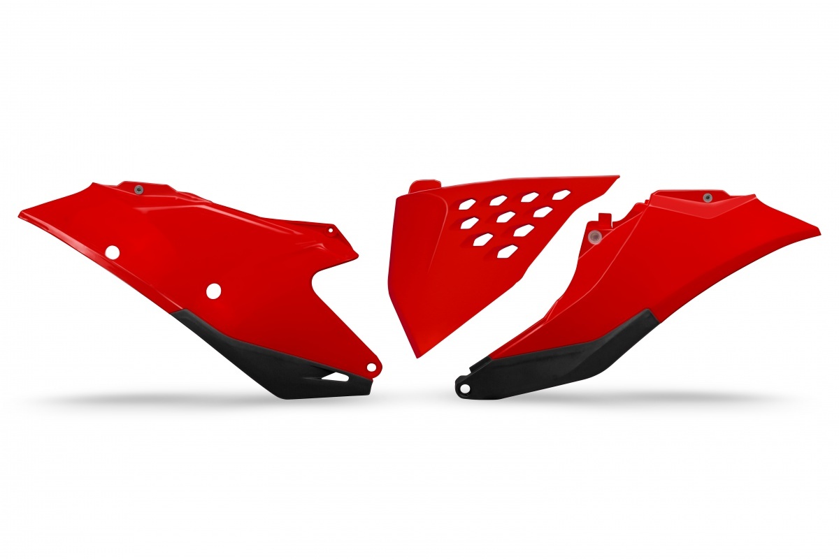 Side Panels red for Gas Gas MC 125 - MC 250 - EC 250 - EC 300 - MC-F 250 - EX 250 - EC-F 250 - EX-F 250 - EX 300 - MC-F 350 ....