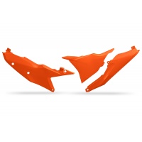 SIDE PANELS WITH AIRBOX COVER LEFT SIDE - orange- KTM - REPLICA PLASTICS - KT05012-127 - UFO Plast