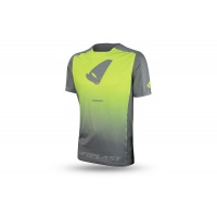 Mountain bike jersey Terrain SV1 short sleeves jersey grey and neon yellow - Home - JE05002-ED - UFO Plast