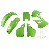 Full plastic kit Kawasaki - green - REPLICA PLASTICS - KAKIT188F-026 - UFO Plast