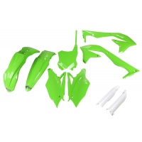 Full Plastic Kit green for Kawasaki KXF 450 (2018) - REPLICA PLASTICS - KAKIT226F-026 - Ufo Plast