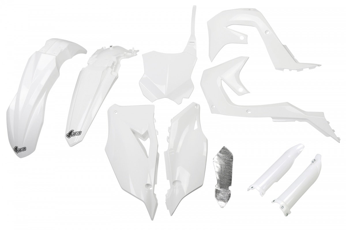 Full plastic kit Kawasaki - white - REPLICA PLASTICS - KAKIT227F-047 - UFO Plast