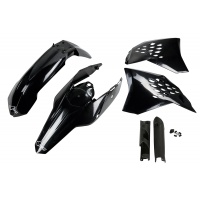 Full Plastic Kit black for Ktm EXC 125/XC W125 - EXC 200 - EXC 250/XC W250 - EXC-F 250/XCF W250 - EXC 300/XC W300 - EXC-F 35....