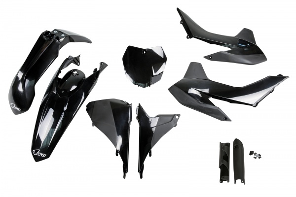 Full plastic kit Ktm - black - REPLICA PLASTICS - KTKIT515F-001 - UFO Plast