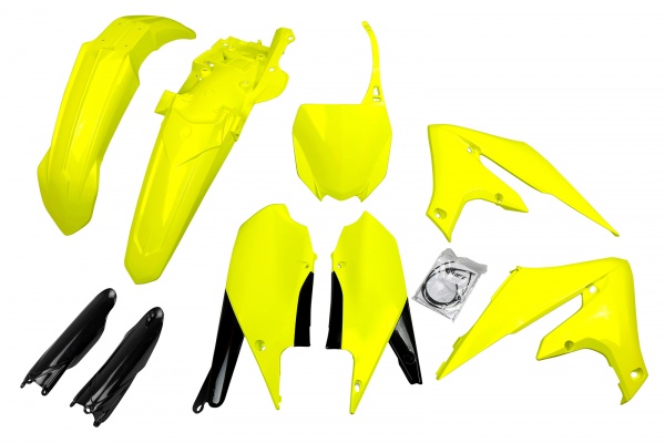 Full plastic kit Yamaha - neon yellow - REPLICA PLASTICS - YAKIT321F-DFLU - UFO Plast