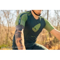 Mountain bike jersey Terrain SV1 short sleeves jersey grey and neon yellow - Home - JE05002-ED - UFO Plast