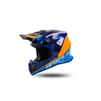 motocross Korey helmet for kids blue and orange - Helmets - HE13600-CF - UFO Plast