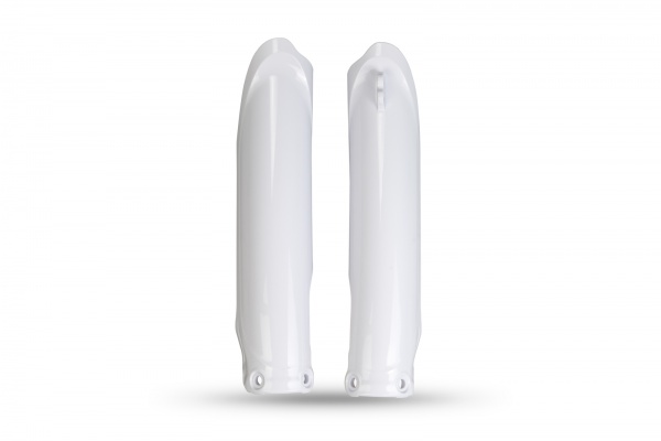 FORK SLIDER PROTECTORS - WHITE - YAMAHA - REPLICA PLASTICS - YA04895-046 - UFO Plast