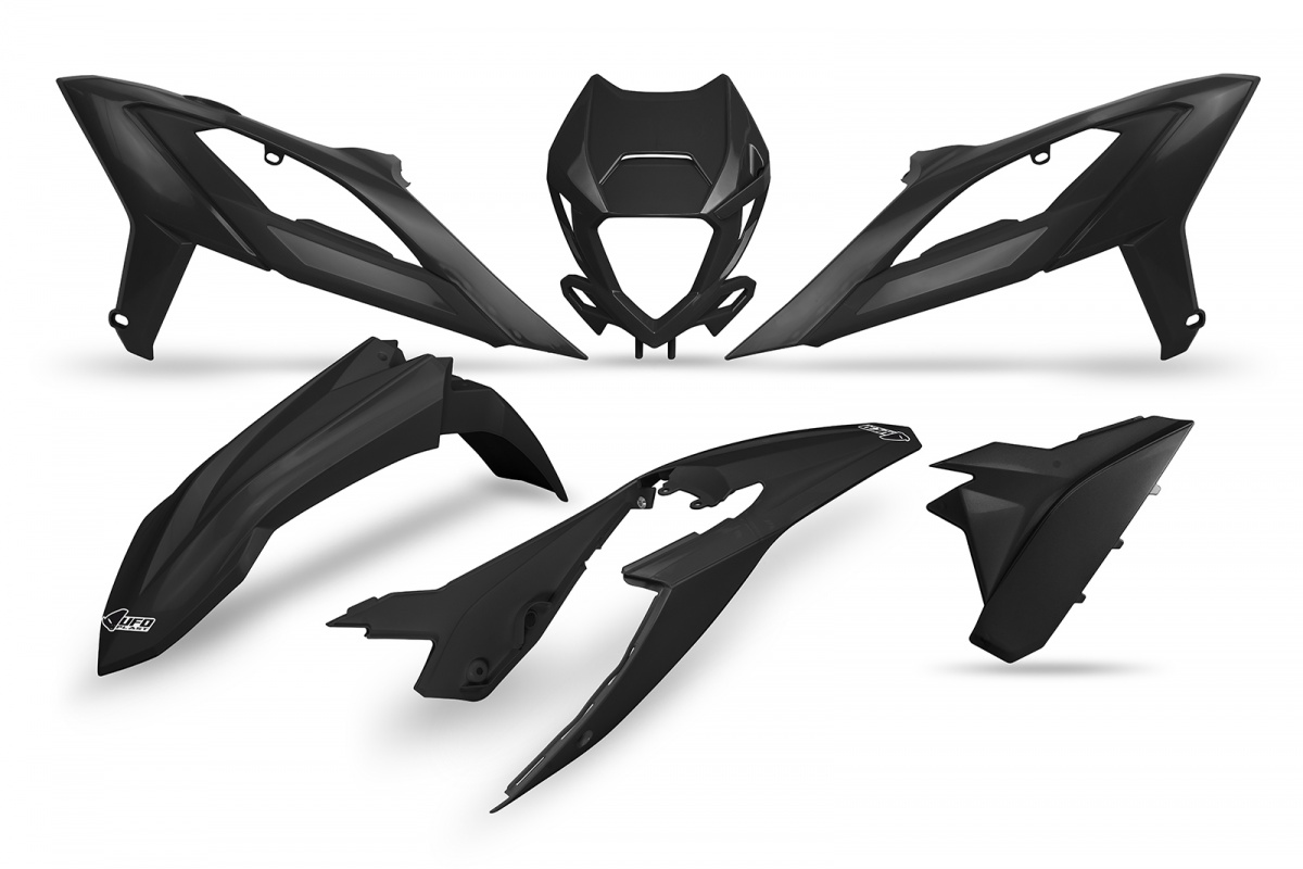 Plastic Kit black for Beta RR 250 (2023-24) - RR 300 (2023-24) - RR 350 (2023-24) - RR 400 (2023-24) - RR 450 (2023-24) - REP...